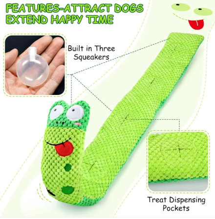 Paws & Peace Snuffle Squeak Dog Puzzle Toy