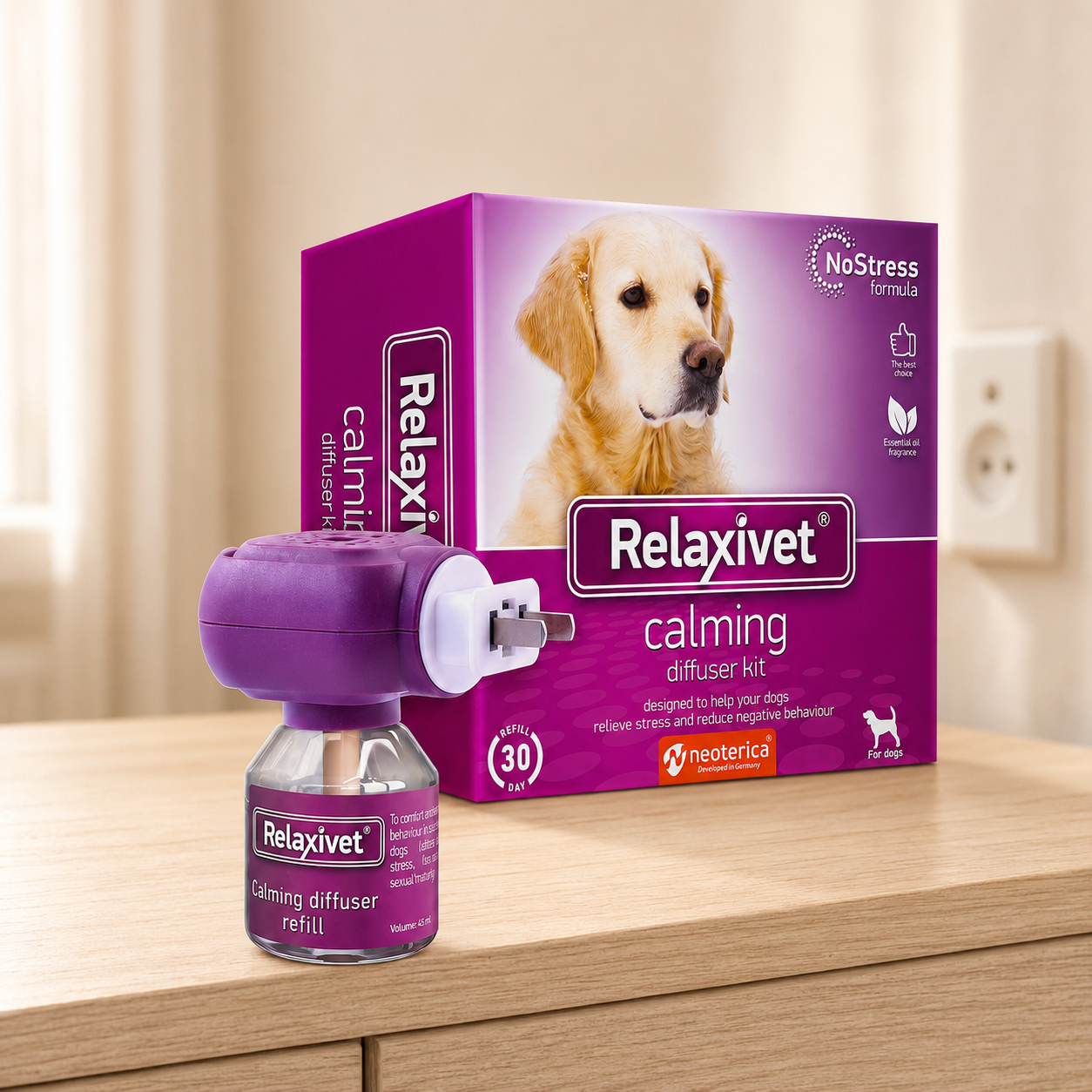 Relaxivet™ Calming Pheromone Diffuser Kit