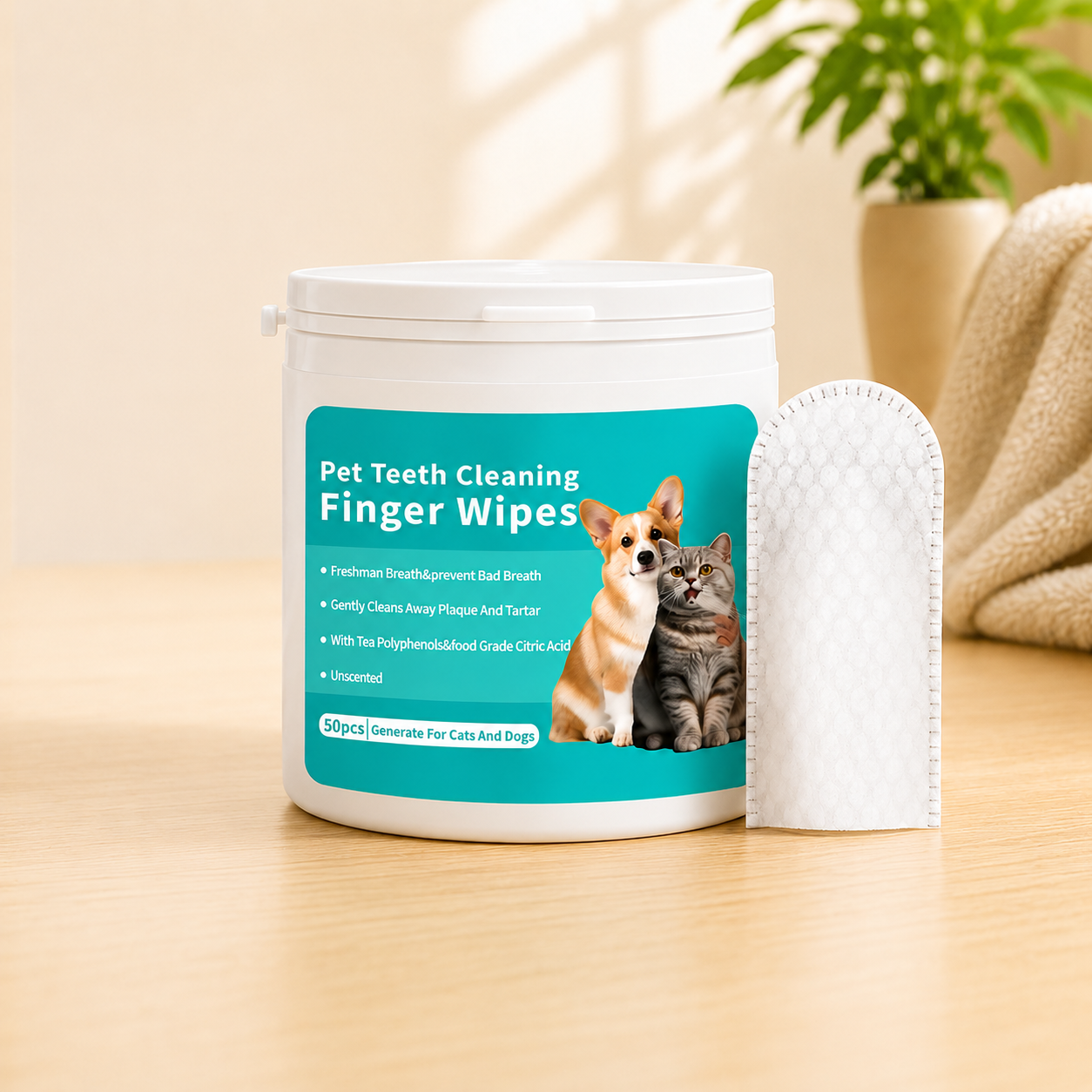 Instant-Calm™ Soothing Finger Ear Wipes