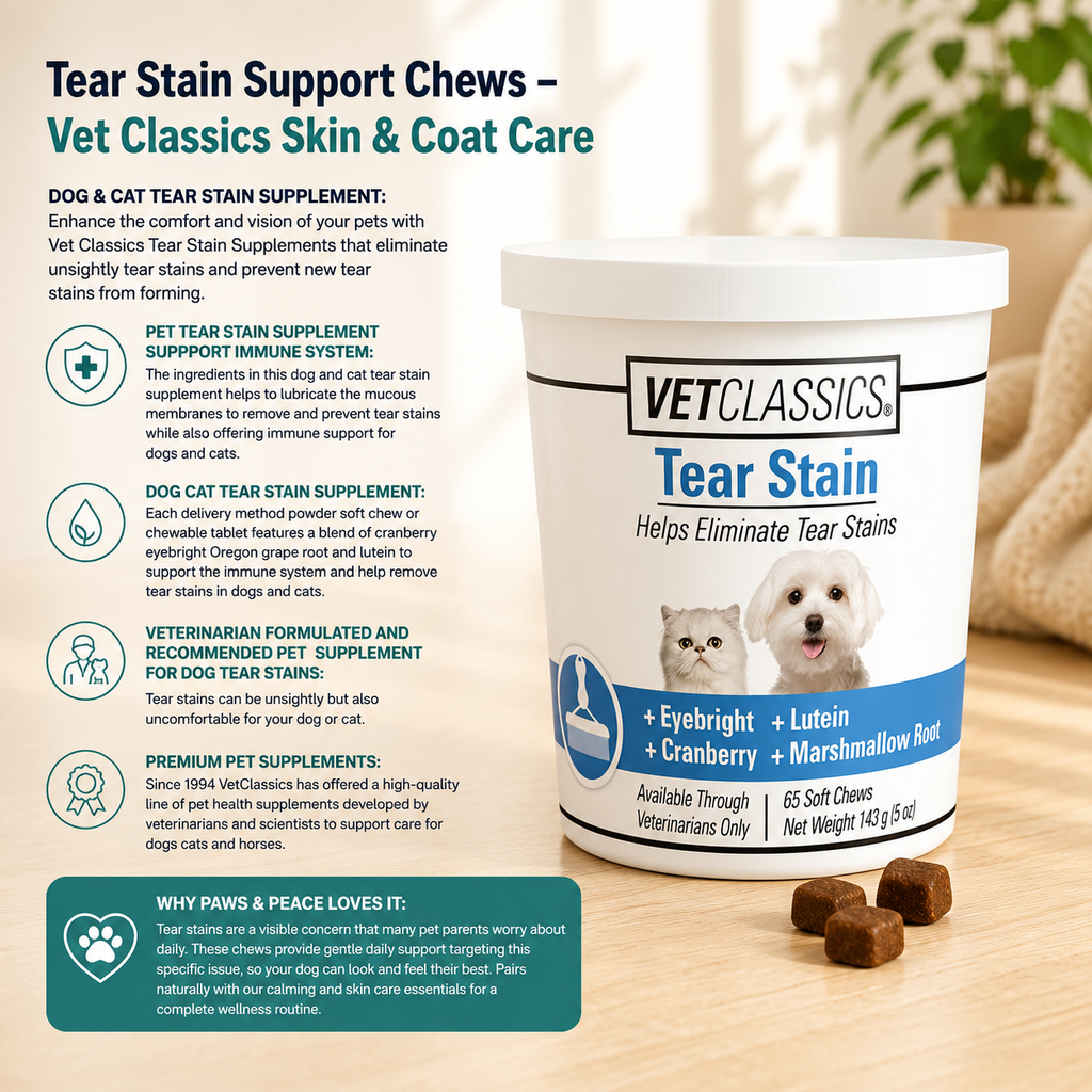 Tear Stain Support Chews – Vet Classics Skin & Coat Care