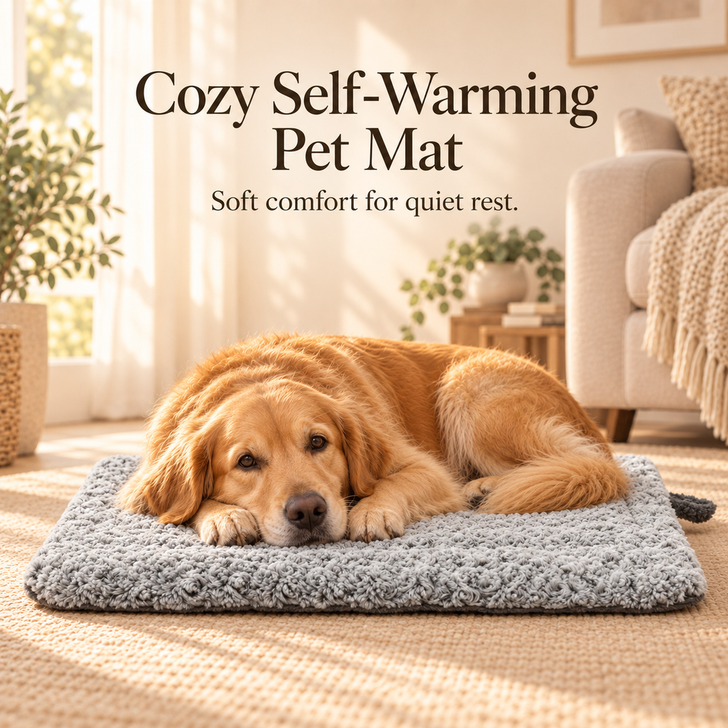Paws & Peace Cozy Self-Warming Pet Mat