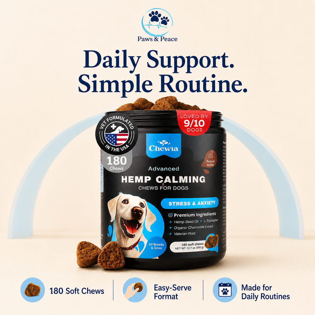 CalmPup™ Premium Calming Chews (180 Count)
