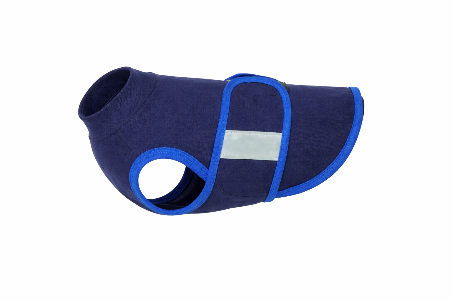 HugHeal™ Soothing Pressure Jacket Flat View – Navy Blue | Paws&Peace