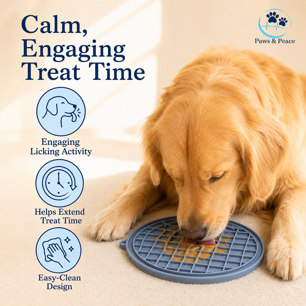 Silicone Lick Mat for Dogs & Cats — Enrichment Support for Calmer Routines