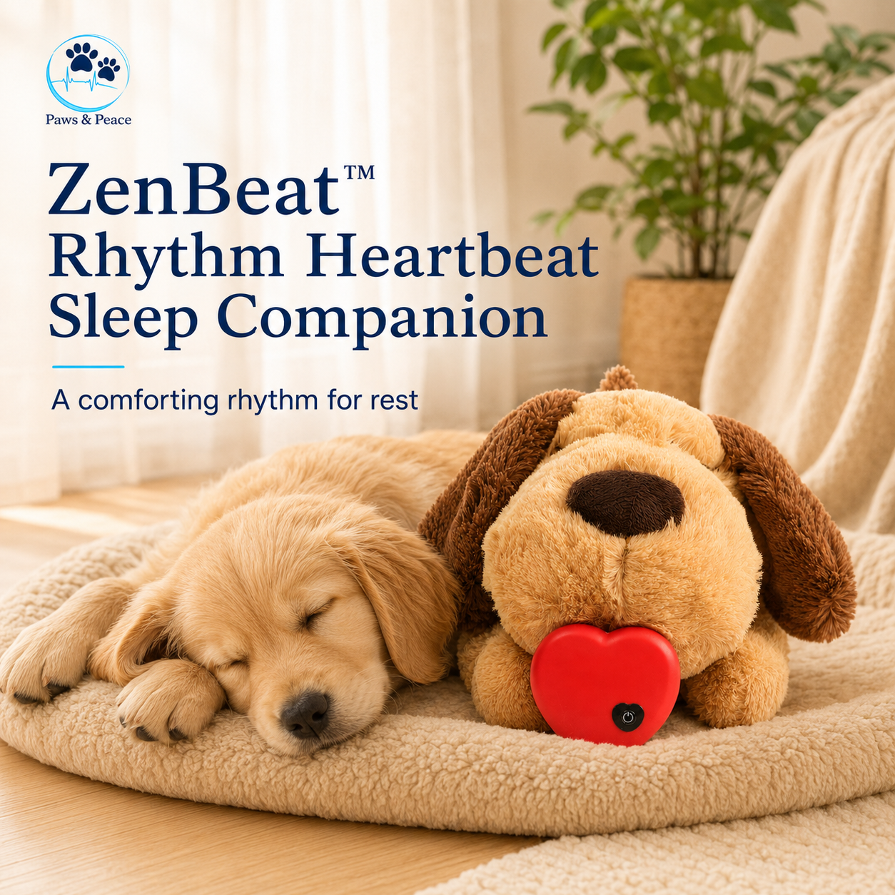 ZenBeat™ Rhythm Heartbeat Sleep Companion